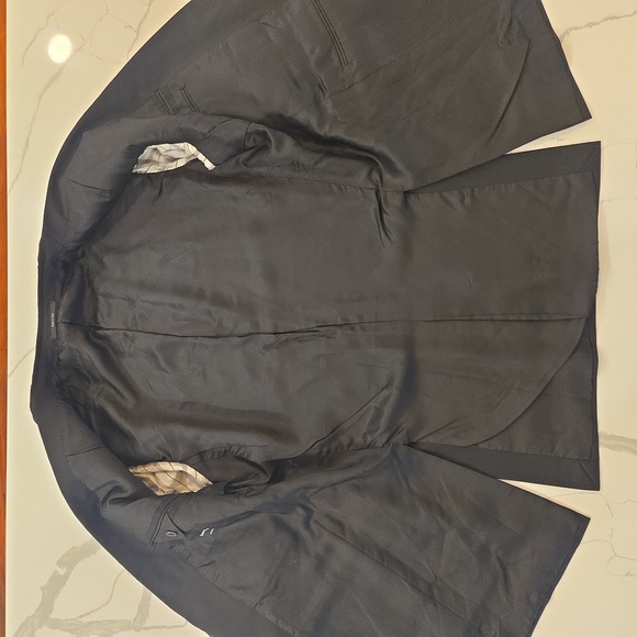 Ermenegildo Zegna Multi Season Wool Single Breasted Mens Blazer Black Size 44R - Picture 4 of 8